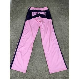 Capoeira Track Pants Womens Extra Large Pink Dance Brazil Side Stripe Athletic